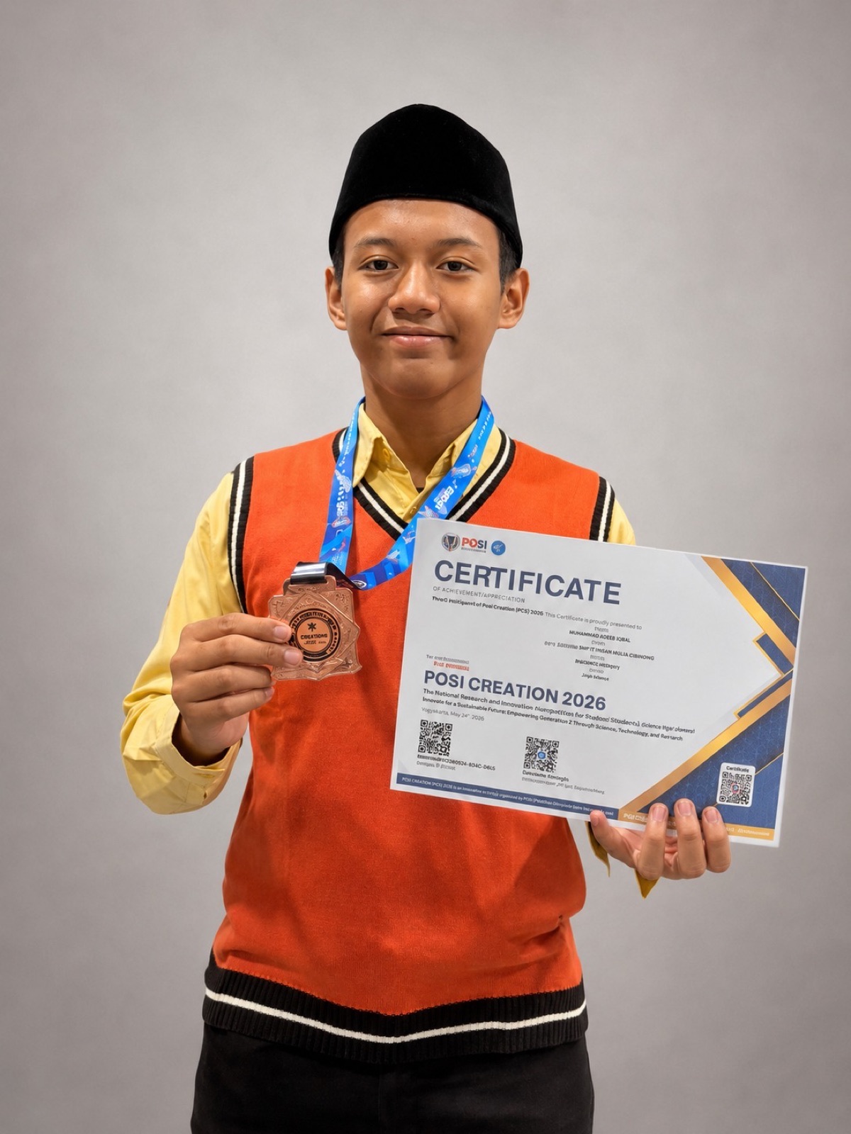 Santri Raih Juara 1 Musabaqah Hifzil Qur'an Tingkat Provinsi